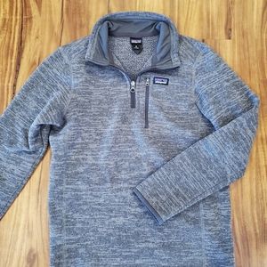 Boys XL Patagonia quarter zip sweater